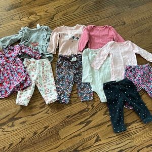 Baby girl carters outfits